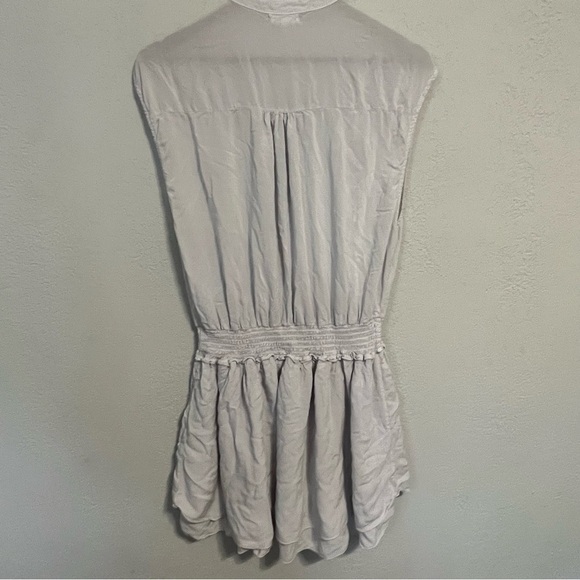 Women's On the Road Grey Button Front Dress - Picture 6 of 9